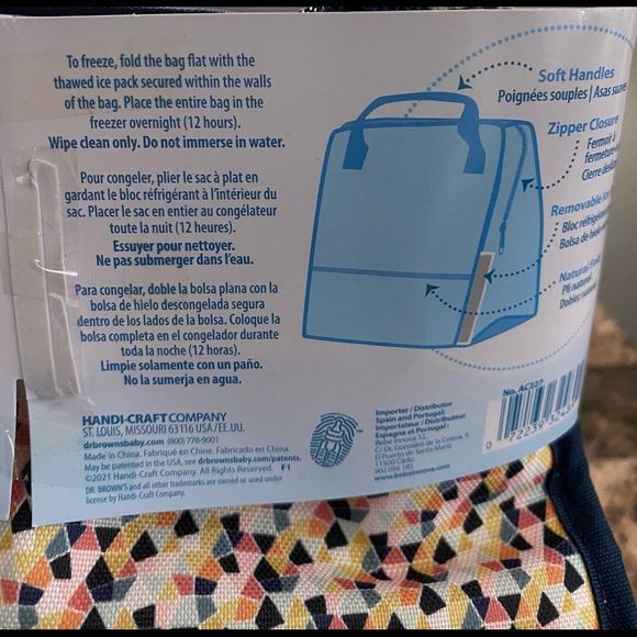 🆕 Dr Brown’s Fold & Freeze bottle tote, Multicolor - Picture 2 of 6